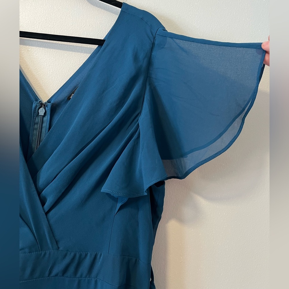 City Chic Hi Low Ruffle Dress - Picture 2 of 11